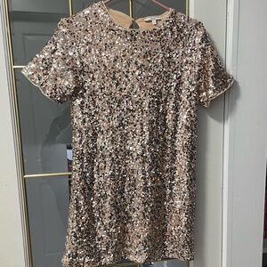 Girls size 14 Sparkling Sequin Kids Formal Dress